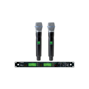 Shure UR4D kit 2x UR2/B87 + receiver